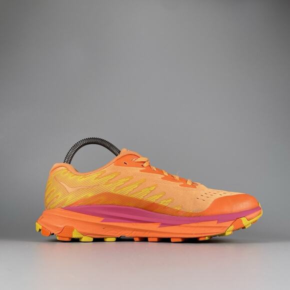 Hoka One One Torrent 3 Women’s 7 B Orange Purple Trail Running Shoes Sneaker GUC - Picture 5 of 9